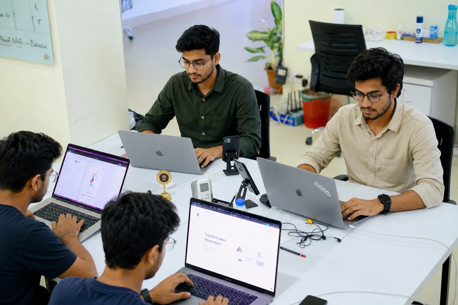 Startup pitch session